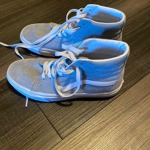 Light blue suede vans